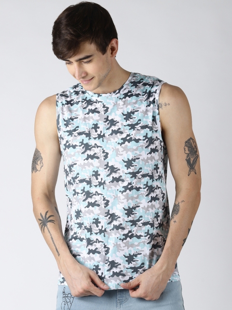 

Blue Saint Men Multicoloured Printed Round Neck T-shirt, Multi