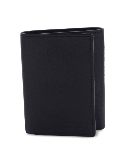 

Kenneth Cole Men Black Solid Three Fold Wallet