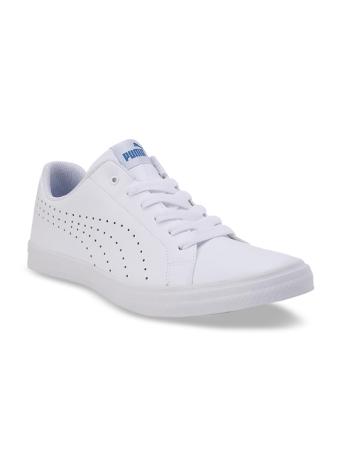 

Puma Men White Leather Sneakers