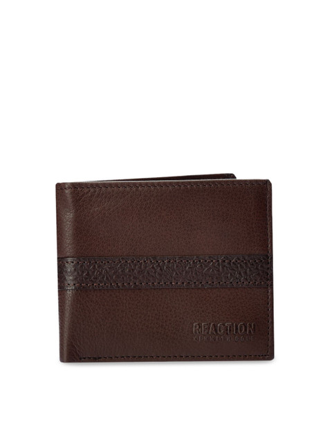 

Kenneth Cole Men Brown Solid Two Fold Wallet