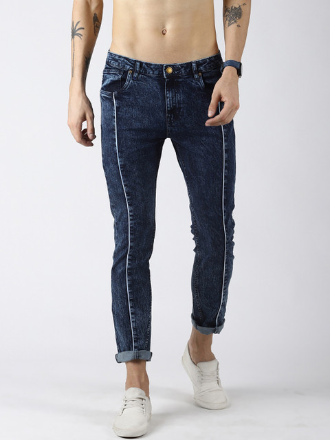 

Blue Saint Men Blue Slim Fit Mid-Rise Clean Look Jeans
