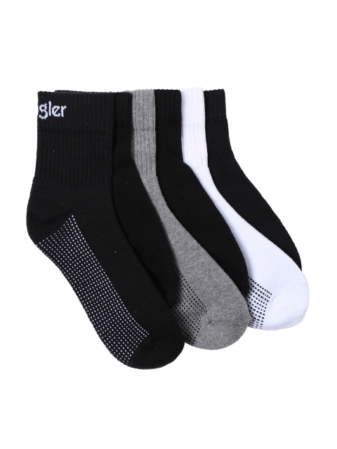 

Wrangler Men Pack of 6 Solid Assorted Ankle-Length Socks