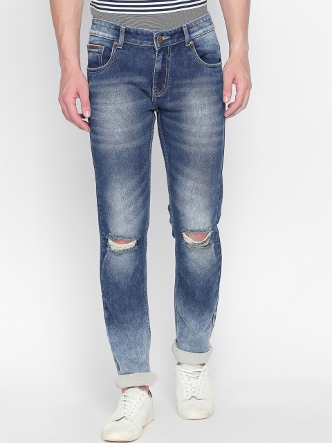 

BOLTS and BARRELS Men Blue Slim Fit Jeans