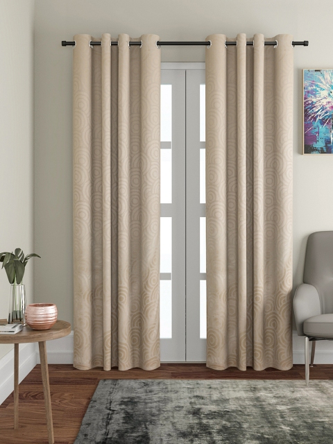 

VRINDA Cream-Coloured Single Door Curtain