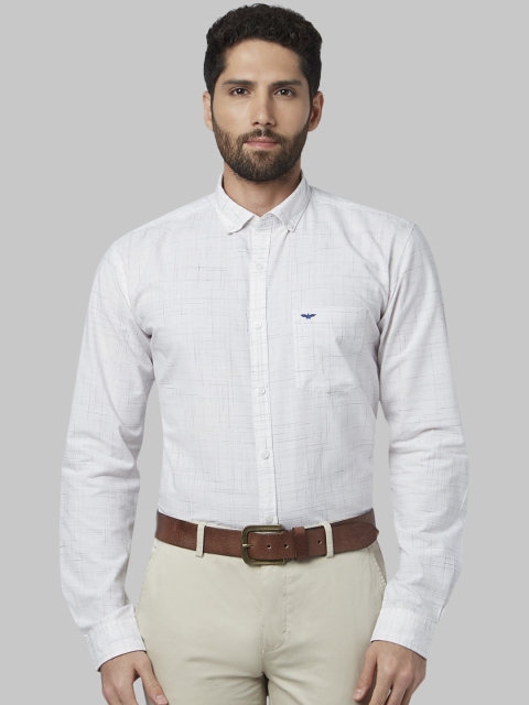 

Park Avenue Men Black Slim Fit Self Design Casual Shirt