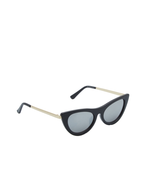 

Ivish Unisex Cateye Sunglasses 5727, Silver