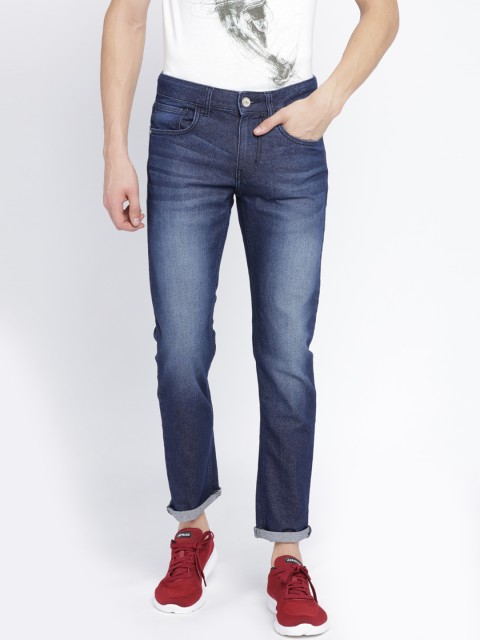

Newport Men Blue Jean Slim Fit Mid-Rise Clean Look Stretchable Jeans