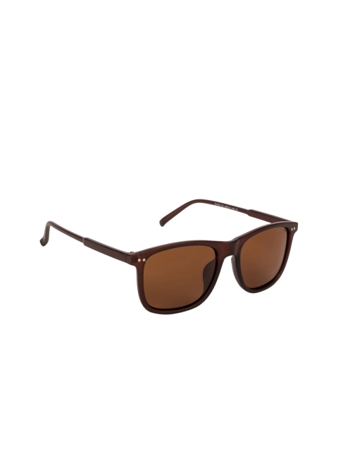 Voyage Unisex Brown Polarized Wayfarer Sunglasses S1018MG2748