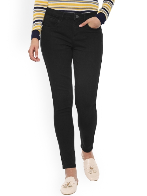 

Van Heusen Women Black Skin Tight Skinny Fit Stretchable Jeans