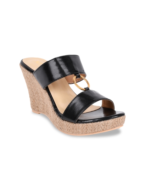 

GNIST Women Black Solid Heels