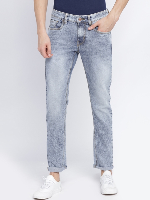 

Newport Men Blue Jean Slim Fit Mid-Rise Clean Look Stretchable Jeans
