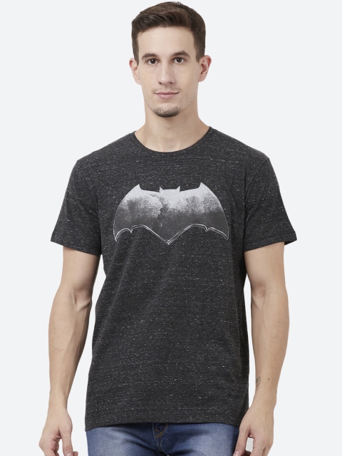 

Free Authority Men Black Batman Printed Round Neck T-Shirt