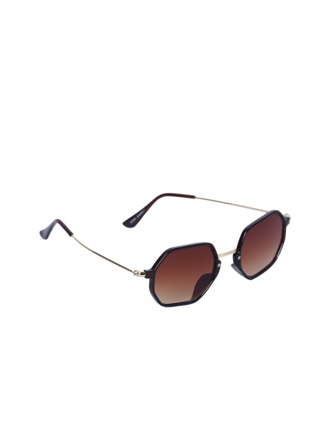 

Swiss Design Unisex Brown Stylized Square Sunglasses SDSG-0850802