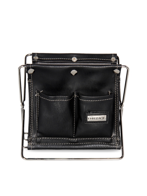 

ESBEDA Black Solid Square Desk Organiser