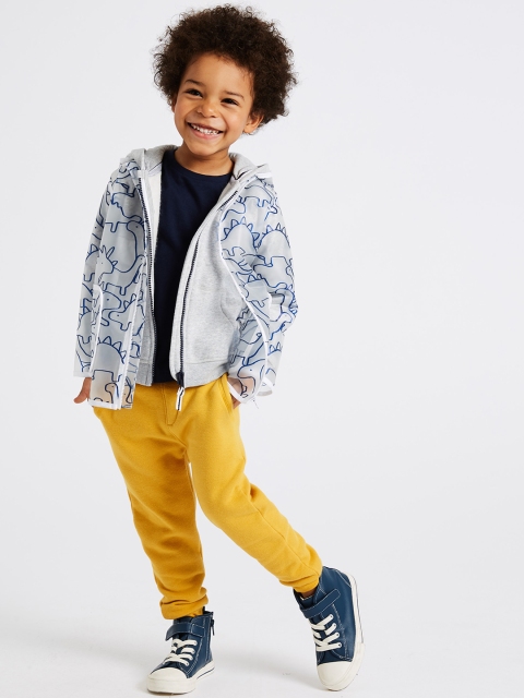 

Marks & Spencer Boys Grey Solid Hooded Sweatshirt