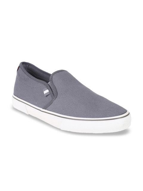 

Sergio Tacchini Men Grey Slip-On Sneakers