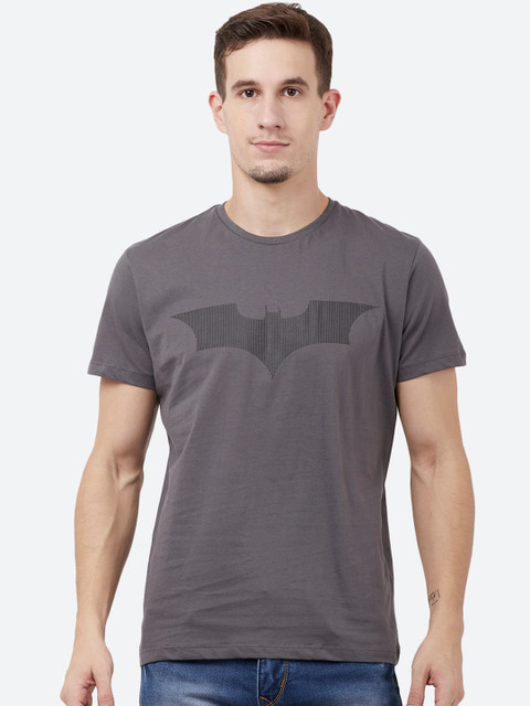 

Free Authority Men Grey Batman Printed T-shirt