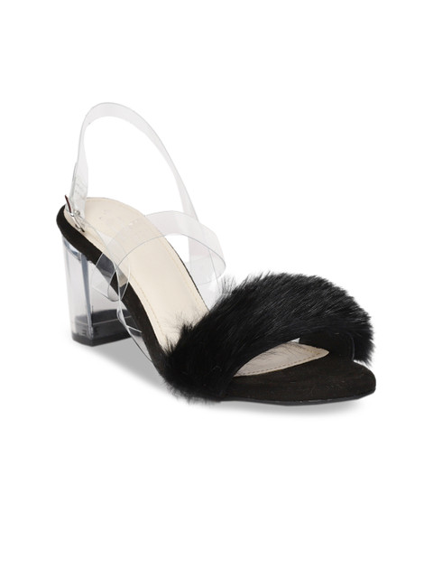 

Monrow Women Black Solid Block Heels