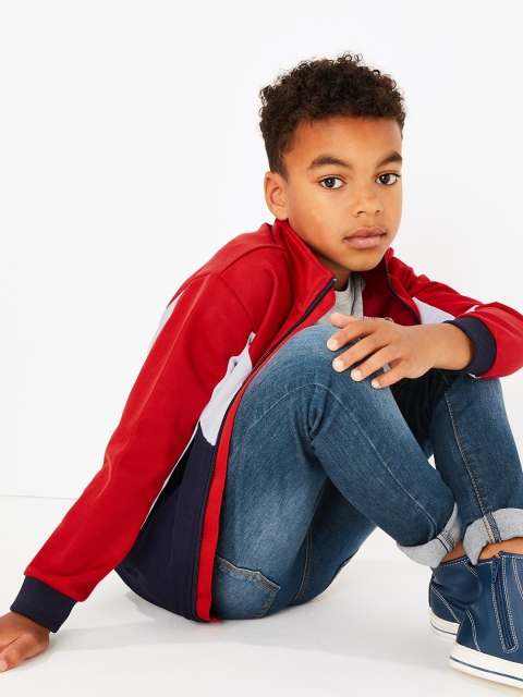 

Marks & Spencer Boys Red Colourblocked Sweatshirt