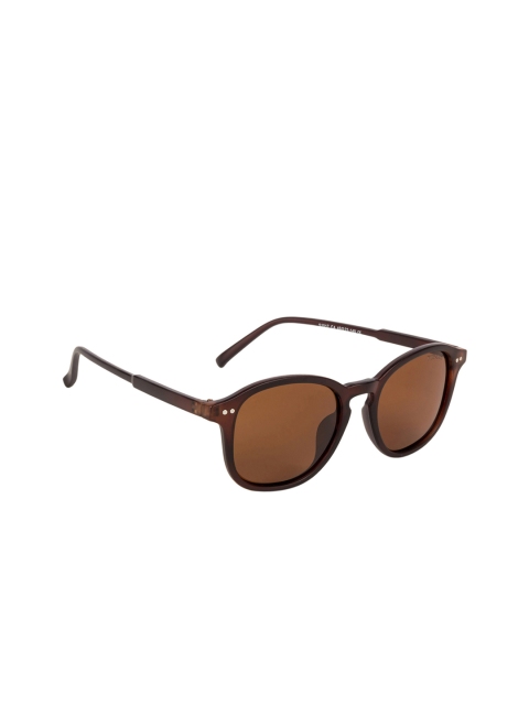 

Voyage Unisex Round Sunglasses S1017MG2743, Brown