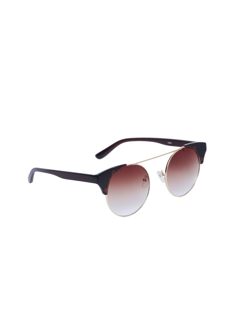 

Swiss Design Unisex Browline Sunglasses SDSG-1955209, Brown