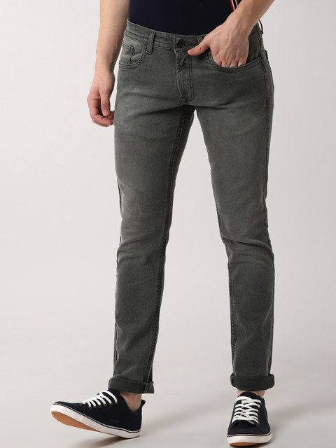 

Peter England Men Grey Skinny Fit Jeans