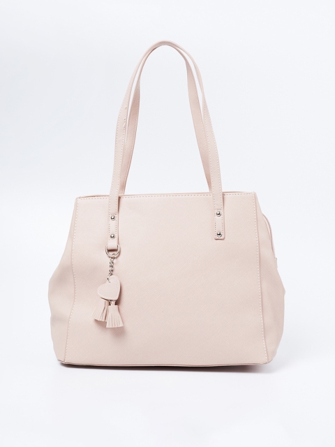 

Ginger by Lifestyle Pink Solid Shoulder Bag
