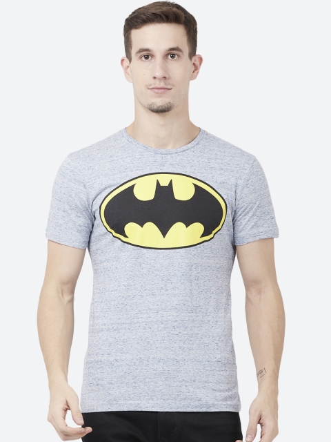 

Free Authority Men Grey Batman Printed Round Neck T-Shirt