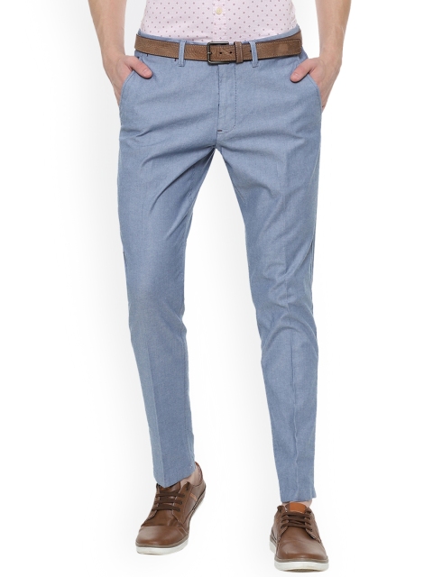 

Louis Philippe Sport Men Blue Slim Fit Solid Regular Trousers