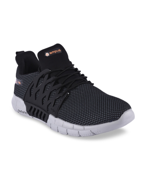 

Campus Men Grey Mesh Running Shoes