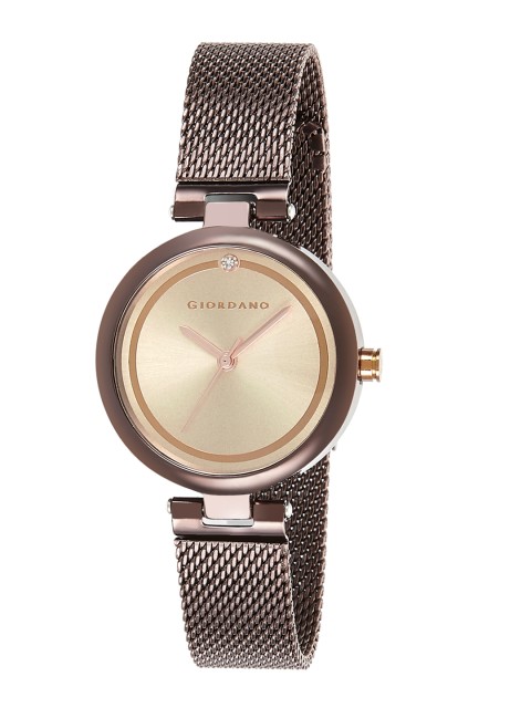

GIORDANO Women Gold-Toned Analogue Watch GD-4007-33