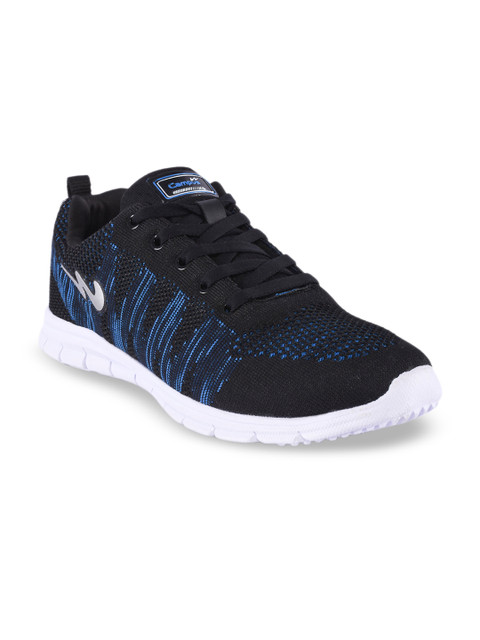 

Campus Women Black Mesh Running Shoes