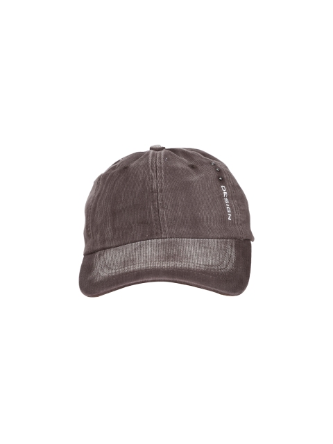 FabSeasons Unisex Brown Solid Visor Cap