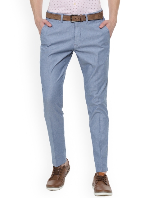 

Louis Philippe Sport Men Blue Slim Fit Solid Regular Trousers