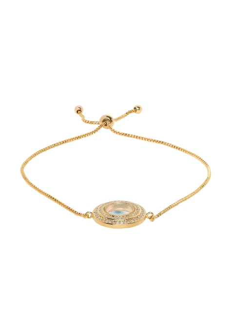 

Moon Dust Gold-Plated Evil Eye & Hamsa Designer Charm Bracelet