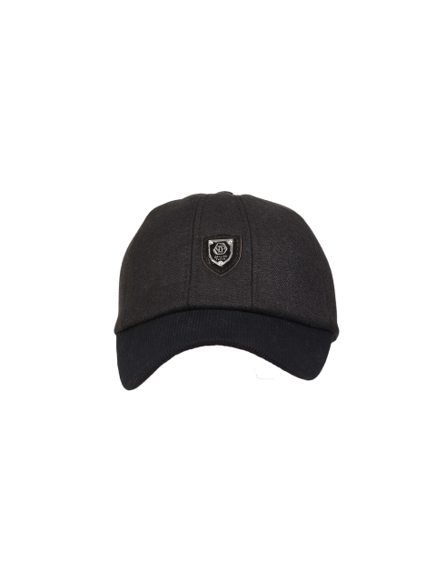 

FabSeasons Unisex Coffee Brown & Black Colourblocked Baseball Cap
