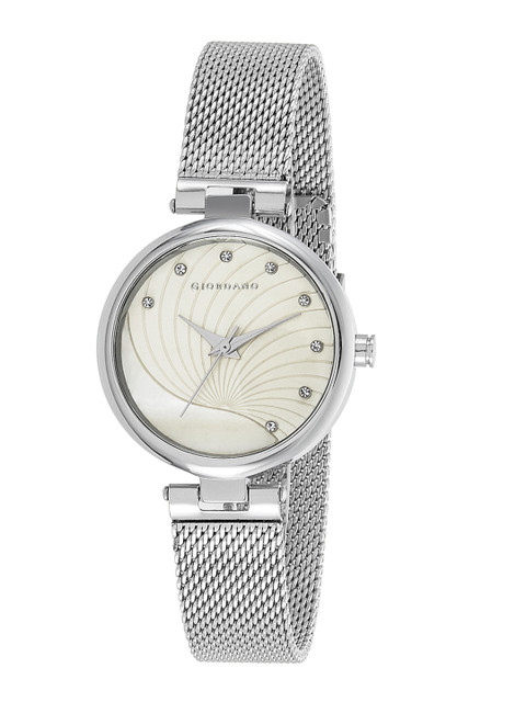 

GIORDANO Women White Analogue Watch GD-4006-11