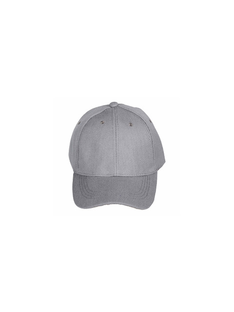 

FabSeasons Unisex Grey Solid Baseball Cap