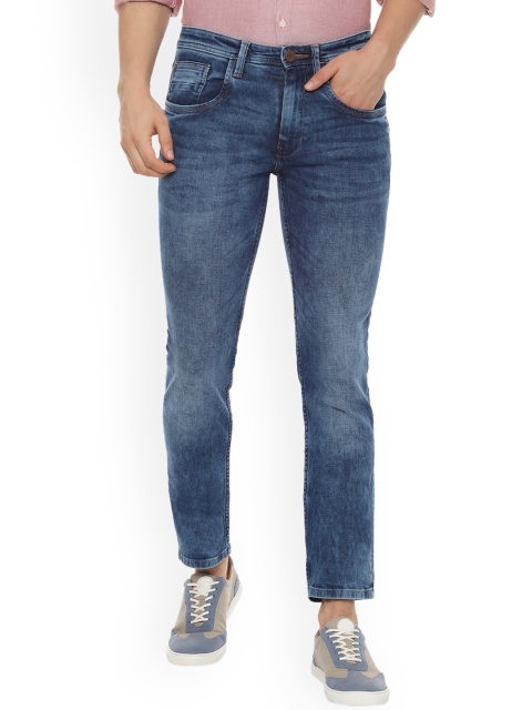 

V Dot Men Blue Slim Fit Mid-Rise Clean Look Jeans