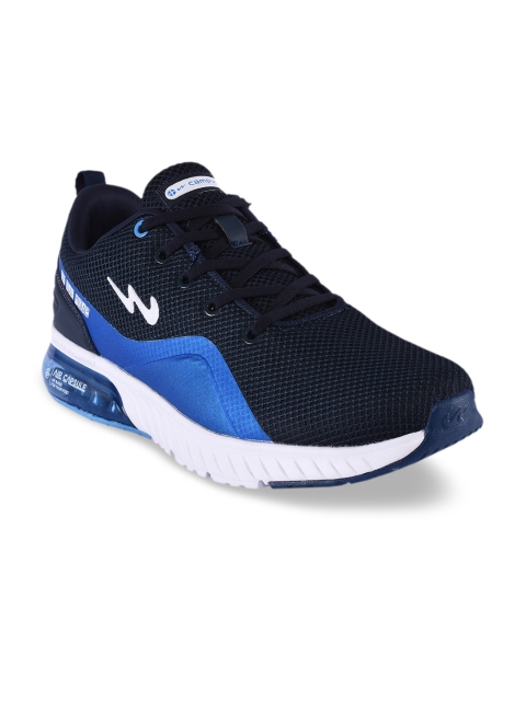 Campus Men Navy Blue Mesh Running Shoes