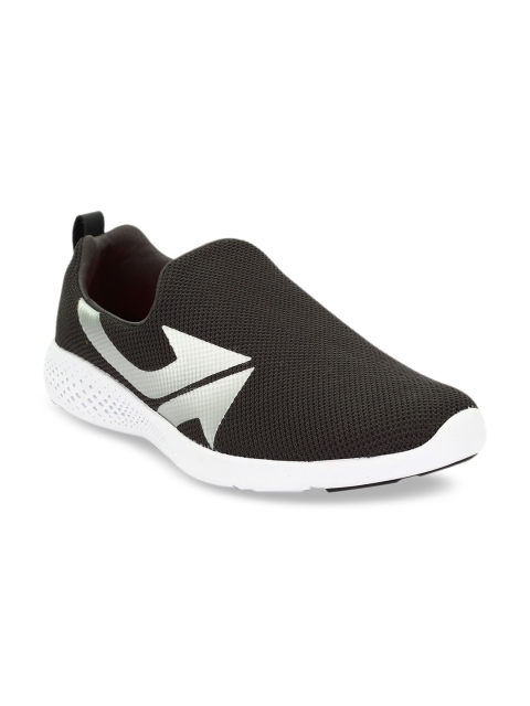 

OFF LIMITS Men Grey & White Mesh Mid-Top Training or Gym Shoes