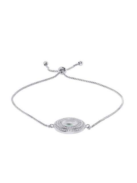 

Moon Dust Women Silver-Plated Charm Bracelet