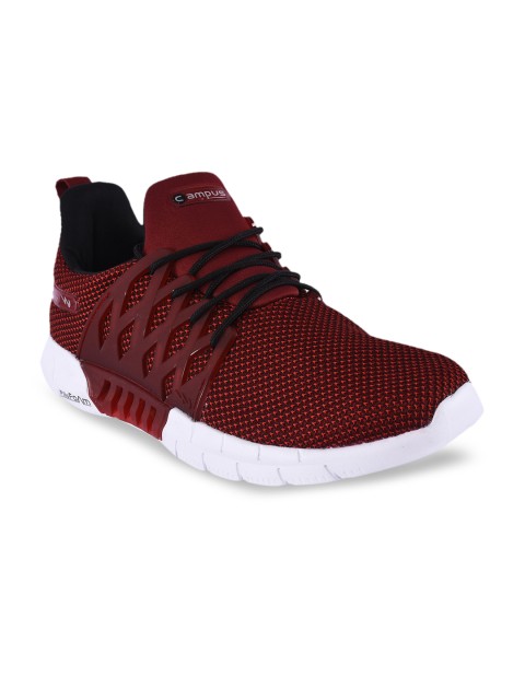 

Campus Men Red Mesh Running Shoes