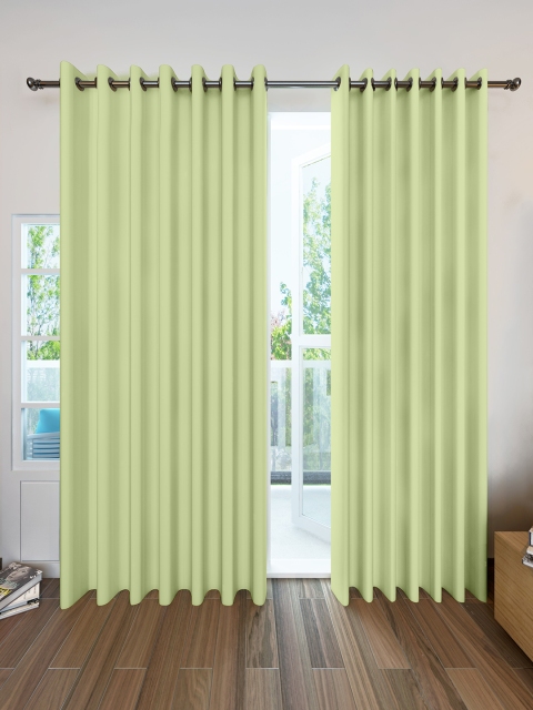 

Divine Casa Lime Green Set Of 2 Door Curtain