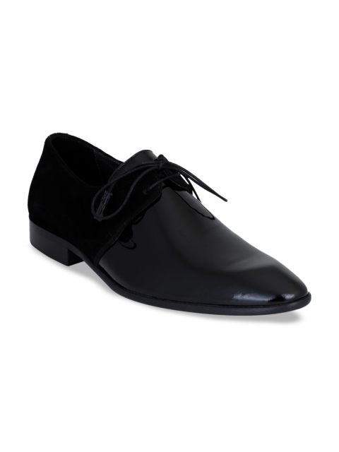 

pelle albero Men Black Leather Formal Derbys