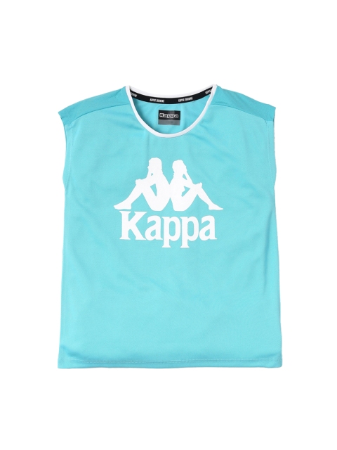 

Kappa Girls Turquoise Blue Printed Top