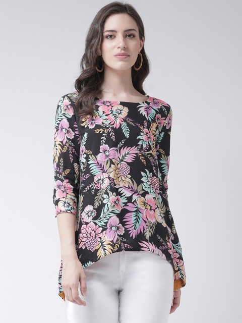 

The Vanca Women Multicoloured Printed High-Low Top, Multi