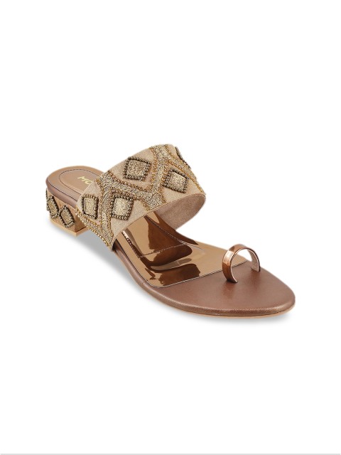 

Mochi Women Gold-Toned Solid Heels