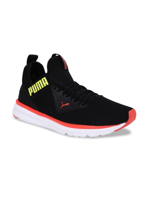 

Puma Men Black Enzo Beta Woven Nrgy Textile Running Shoes