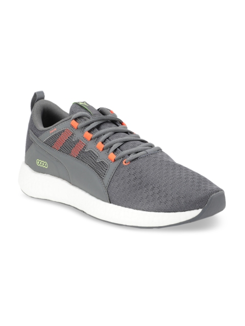 

Puma Men Grey Textile NRGY Neko Turbo CASTLEROCK Running Shoes